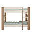 Steens for Kids Bunk Bed in Whitewash Grey Brown Lacquered