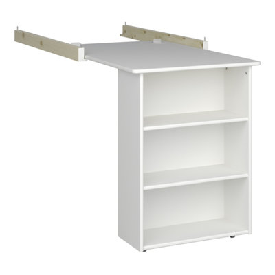 Pull out deals desk shelf