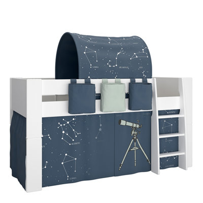 Steens for kids Stars and Telescope Tent for Mid Sleeper and Bunk Bed
