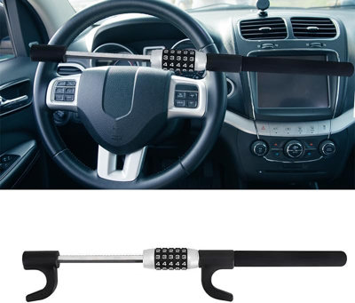 Steering Wheel Lock 5 Coded Combination