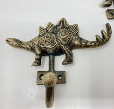 Stegosaurus Dinosaur Metal Hook