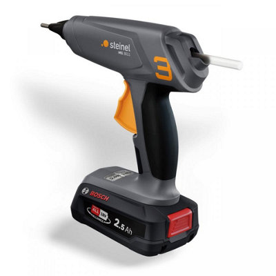 Steinel Cordless Glue Gun MobileGlue 3011, incl. 2.5 Ah 18 V PFA Battery, 11 mm Sticks