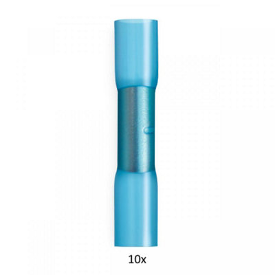 Steinel Crimp Connector Blue D 1.5-2.5 mm Watertight Heat-shrinkable Butt-jointing 10 pcs