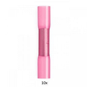 Steinel Crimp Connector Pink D 0.5-1.5 mm Watertight Heat-shrinkable Butt-jointing 10 pcs