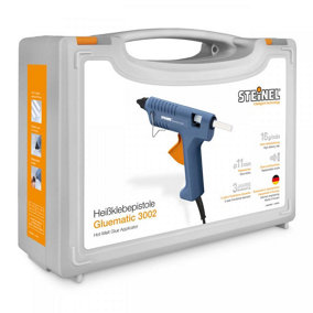 Steinel Gluematic 3002 Glue Gun for Crafting incl. Case and 8x Glue Sticks 11 mm
