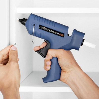 Rechargeable Glue Gun - Quick Heating Cordless DIY or Craft Tool with Auto  Cut Out Safety Feature & 25 Glue Sticks Included