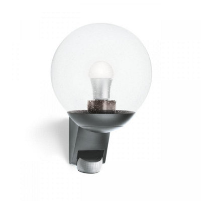 Steinel L 585 S Anthracite Classic Globe Outdoor Wall Light PIR Motion Sensor Adjustable