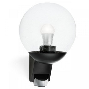 Steinel L 585 S Black Classic Globe Outdoor Wall Light PIR Motion Sensor Adjustable