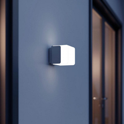 Steinel L 835 C Anthracite Smart Outdoor Wall Light No Sensor Bluetooth Controlled via App
