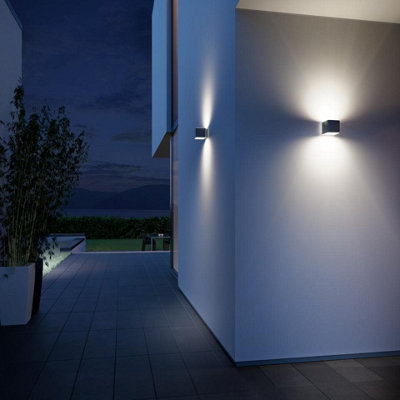 Steinel L 840 C Anthracite Smart Outdoor Wall Light No Sensor Bluetooth Controlled via App