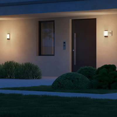 Steinel LED House Number Light L 270 SC, smart Motion Sensor, House Number Plate, Setting via App