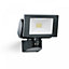 Steinel LS 150 Black LED Flood Light NO Sensor Spotlight Aluminium