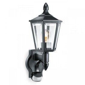 Steinel Outdoor Wall Light L 15 S Black Motion Sensor adjustable Classic Latern