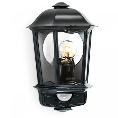 Steinel Outdoor Wall Light L 190 S Black Motion Sensor E27 60 W Softlight Start Manual Override
