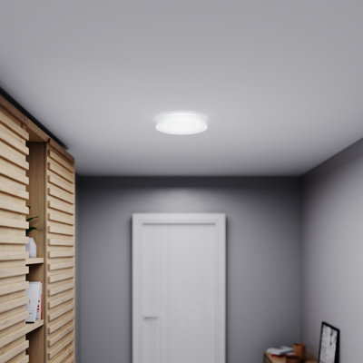 Steinel RS 20 S Sensor LED Indoor Light Wall Light Motion Sensor Ceiling lamp Diameter 28 cm Soft Light Start