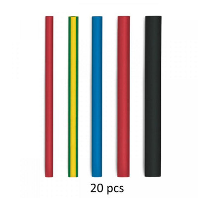 Othmro 120PCS Heat-Shrink Tubing Kit - 2:1 Ratio PE Plastic Electrical Insulation Sleeves