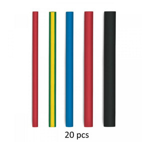 Steinel Shrink Tubings 4.8 - 12 mm Sleeving Tubing Length 12 cm 20 pcs