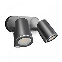 Steinel Spot DUO SC Double Flood Light Motion Sensor Smart Security Light incl. GU10 LEDs