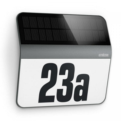 Solar house number deals light