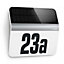 Steinel XSolar LH-N Stainless Steel Solar Outdoor House Number Twilight Sensor Dusk to Dawn incl. Adhesive House Numbers