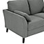 Stella 3 Seater Sofa, Grey Linen Fabric