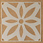 Stencil It Daisy Reusable Tile Stencil for Walls, Floors, Patio and furniture 45cm(L) 45cm(W)