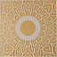 Stencil It Flora Reusable Tile Stencil for Walls, Floors, Patio and furniture 30cm(L) 30cm(W)