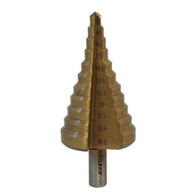 Step Drill HSS Steel Titanium Cone Bit  6mm - 40mm (Neilsen CT5224)