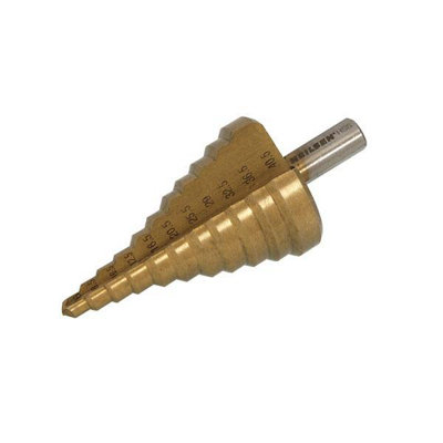 Cone step on sale drill bit