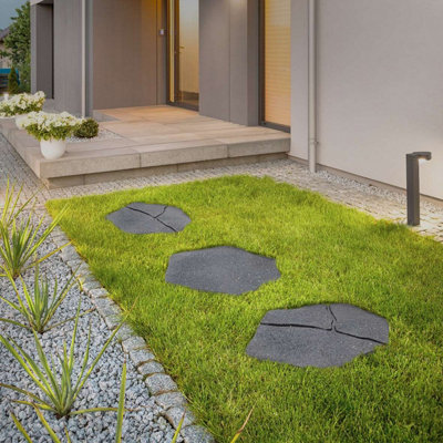 Stepping Stones Recycled Rubber Path Eco Friendly Weatherproof with ...