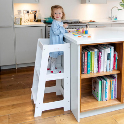 Stepup Baby Toddler Tower with Adjustable Step, Montessori-Inspired ...