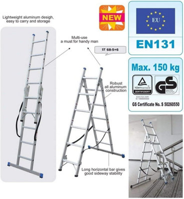 Sterk Systems 3 Way Combination Ladder
