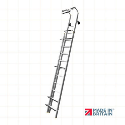 Sterk Systems Double 10+8 Rung Roof Ladder