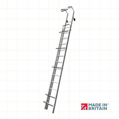 Sterk Systems Double 12+10 Rung Roof Ladder