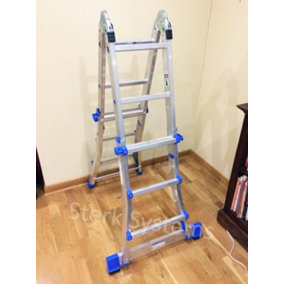 Sterk Systems Telescopic Combination Step Ladder (4x4)