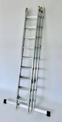 Sterk Systems Triple 9 Rung Extension Ladder | DIY at B&Q