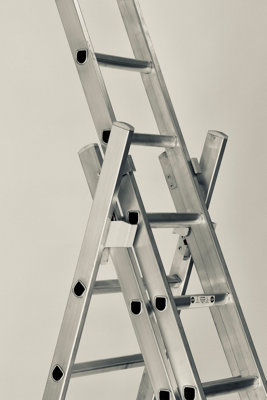 Sterk Systems Triple Section 9 Rung Combination Ladder