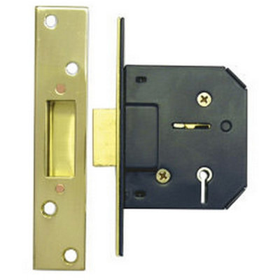 Sterling 5 Lever Deadlock Gold (2.5in)