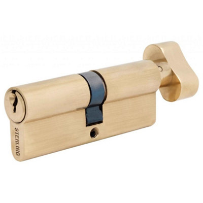 Sterling Br Euro Cylinder Lock Br (50mm x 100mm x 50mm) Price Comparisons | Compare The Build