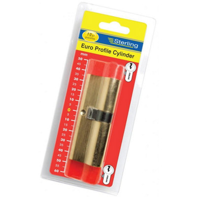 Sterling Br Plated Euro Cylinder Lock Br (45mm x 50mm) Price Comparisons | Compare The Build