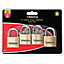 Sterling Mid Security Br Padlock (Pack of 4) Gold/Silver (40mm)