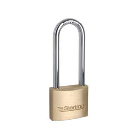 Sterling Mid Security Long Shackle Padlock Gold (4cm)