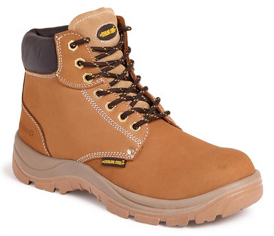 Sterling SS819CM S3 wheat leather steel toe composite midsole safety boot