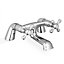 Sterling Traditional Bath Filler Mixer & Basin Tap Pack - Chrome