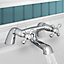Sterling Traditional Bath Filler Mixer & Basin Tap Pack - Chrome