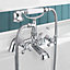 Sterling Traditional Bath Shower Mixer & Basin Sink Mono Tap Set - Chrome