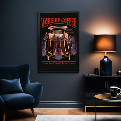 Steven Rhodes Worship Coffee 61 x 91.5cm Maxi Poster