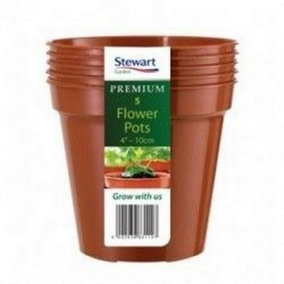 Stewart Plant Pot (Pack of 5) Terracotta (One Size)
