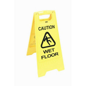 Stewart Wet Floor Sign Yellow/Black (One Size)