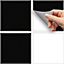 Stick and Go 8 Tile Stickers : Black - To stick over 15cm x 15cm (6x6) tiles Peel off the StickerRoll - apply on tiles